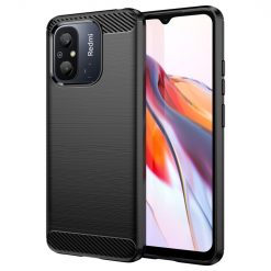 Kryty na mobil | Zadný kryt Carbon čierny – Xiaomi Redmi 12C | Kryty na mobil