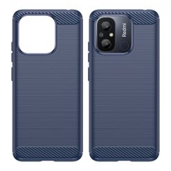 Kryty na mobil | Zadný kryt Carbon modrý – Xiaomi Redmi 12C | Kryty na mobil