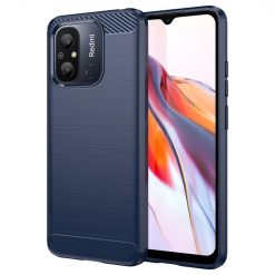 Kryty na mobil | Zadný kryt Carbon modrý – Xiaomi Redmi 12C | Kryty na mobil