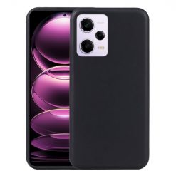 Kryty na mobil | Zadný kryt Soft Matt čierny – Xiaomi Redmi Note 12 Pro | Kryty na mobil