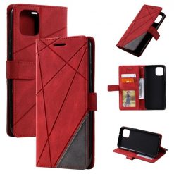 Knižkové puzdro Rhombus červené – Xiaomi Redmi A1 / A2 | Kryty na mobil Kryty na mobil | Knižkové puzdro Rhombus červené – Xiaomi Redmi A1 / A2 | Kryty na mobil