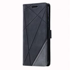 Kryty na mobil | Knižkové puzdro Rhombus čierne – Xiaomi Redmi A1 / A2 | Kryty na mobil