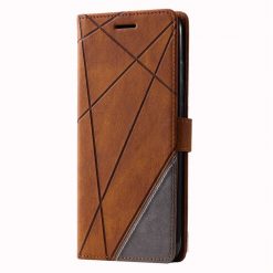 Knižkové puzdro Rhombus hnedé – Xiaomi Redmi A1 / A2