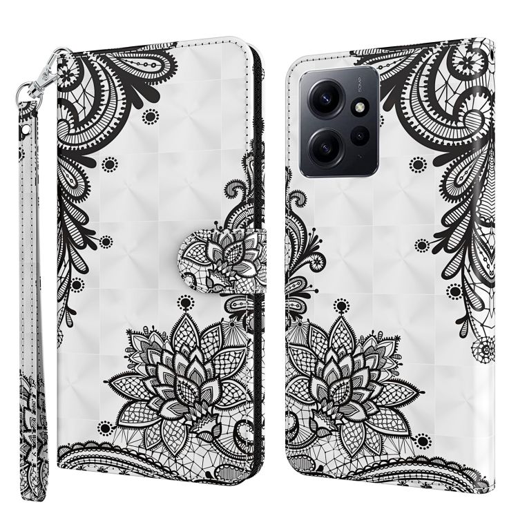 Knižkové puzdro Trendy Cross case Čierno-biele mandaly – Xiaomi Redmi Note 12 (4G) | Kryty na mobil Kryty na mobil | Knižkové puzdro Trendy Cross case Čierno-biele mandaly – Xiaomi Redmi Note 12 (4G) | Kryty na mobil