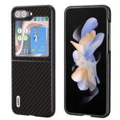Kryty na mobil | Kryt Abeel Carbon Fiber Čierny – Samsung Galaxy Z Flip 5 | Kryty na mobil