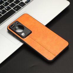 Kryty na mobil | Kryt Shockproof Sewing Cow Pattern oranžový – Huawei P60 Pro | Kryty na mobil