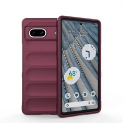 Kryty na mobil | Odolný kryt Magic Shield bordový – Google Pixel 7a 5G | Kryty na mobil