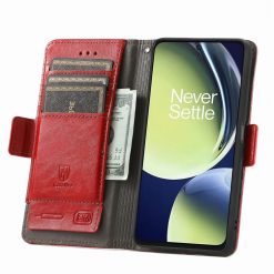 Kryty na mobil | Peňaženkové puzdro CaseNeo červené – OnePlus Nord CE 3 Lite 5G | Kryty na mobil