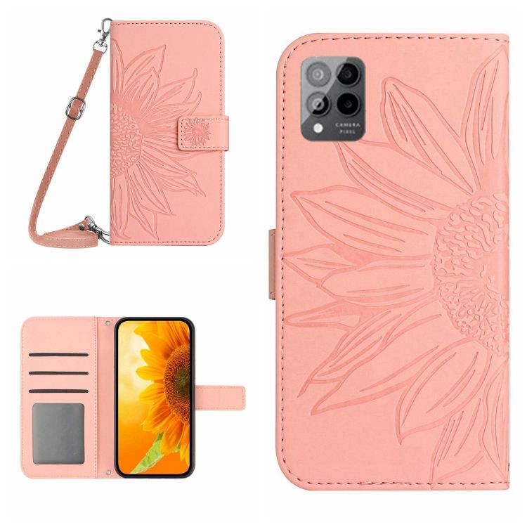 Peňaženkové puzdro Embossing Pattern Kvet ružové – T Phone Pro / T Phone Pro (2023) | Kryty na mobil Kryty na mobil | Peňaženkové puzdro Embossing Pattern Kvet ružové – T Phone Pro / T Phone Pro (2023) | Kryty na mobil