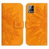Kryty na mobil | Peňaženkové puzdro Embossing Pattern Kvet bordové – T Phone Pro / T Phone Pro (2023) | Kryty na mobil