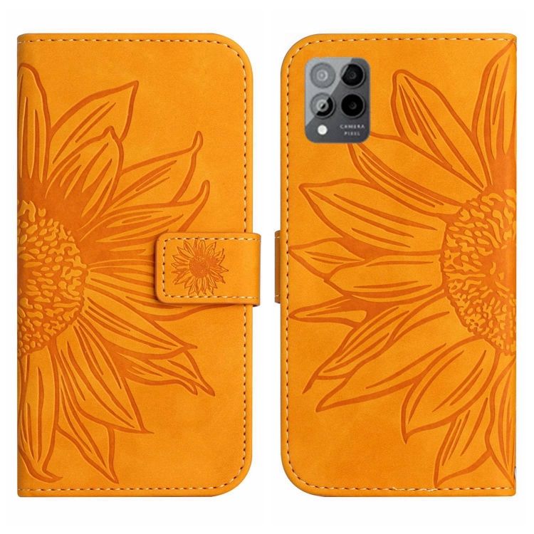 Peňaženkové puzdro Embossing Pattern Kvet žlté – T Phone Pro / T Phone Pro (2023) | Kryty na mobil Kryty na mobil | Peňaženkové puzdro Embossing Pattern Kvet žlté – T Phone Pro / T Phone Pro (2023) | Kryty na mobil