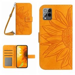 Peňaženkové puzdro Embossing Pattern Kvet žlté – T Phone Pro / T Phone Pro (2023) | Kryty na mobil Kryty na mobil | Peňaženkové puzdro Embossing Pattern Kvet žlté – T Phone Pro / T Phone Pro (2023) | Kryty na mobil