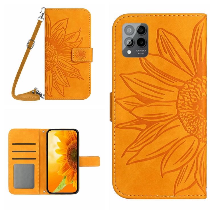 Peňaženkové puzdro Embossing Pattern Kvet žlté – T Phone Pro / T Phone Pro (2023) | Kryty na mobil Kryty na mobil | Peňaženkové puzdro Embossing Pattern Kvet žlté – T Phone Pro / T Phone Pro (2023) | Kryty na mobil