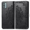 Peňaženkové puzdro Embossing Pattern Mandala Flower zelené – Nokia G22 | Kryty na mobil Kryty na mobil | Peňaženkové puzdro Embossing Pattern Mandala Flower zelené – Nokia G22 | Kryty na mobil