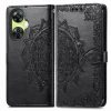 Kryty na mobil | Peňaženkové puzdro Embossing Pattern Mandala Flower fialové – OnePlus Nord CE 3 Lite 5G | Kryty na mobil