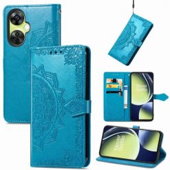 Peňaženkové puzdro Embossing Pattern Mandala Flower modré – OnePlus Nord CE 3 Lite 5G | Kryty na mobil Kryty na mobil | Peňaženkové puzdro Embossing Pattern Mandala Flower modré – OnePlus Nord CE 3 Lite 5G | Kryty na mobil