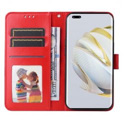 Kryty na mobil | Peňaženkové puzdro Embossing Pattern Slnečnica červené – Huawei Nova 10 | Kryty na mobil