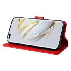 Kryty na mobil | Peňaženkové puzdro Embossing Pattern Slnečnica červené – Huawei Nova 10 | Kryty na mobil