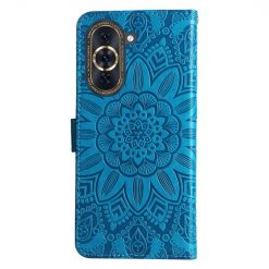 Peňaženkové puzdro Embossing Pattern Slnečnica modré – Huawei Nova 10 | Kryty na mobil Kryty na mobil | Peňaženkové puzdro Embossing Pattern Slnečnica modré – Huawei Nova 10 | Kryty na mobil