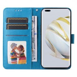 Peňaženkové puzdro Embossing Pattern Slnečnica modré – Huawei Nova 10 | Kryty na mobil Kryty na mobil | Peňaženkové puzdro Embossing Pattern Slnečnica modré – Huawei Nova 10 | Kryty na mobil