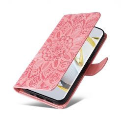 Peňaženkové puzdro Embossing Pattern Slnečnica ružové – Huawei Nova 10 | Kryty na mobil Kryty na mobil | Peňaženkové puzdro Embossing Pattern Slnečnica ružové – Huawei Nova 10 | Kryty na mobil