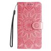 Kryty na mobil | Peňaženkové puzdro Embossing Pattern Slnečnica zelené – Xiaomi Redmi A1 / A2 | Kryty na mobil