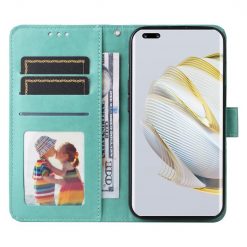 Peňaženkové puzdro Embossing Pattern Slnečnica zelené – Huawei Nova 10 | Kryty na mobil Kryty na mobil | Peňaženkové puzdro Embossing Pattern Slnečnica zelené – Huawei Nova 10 | Kryty na mobil