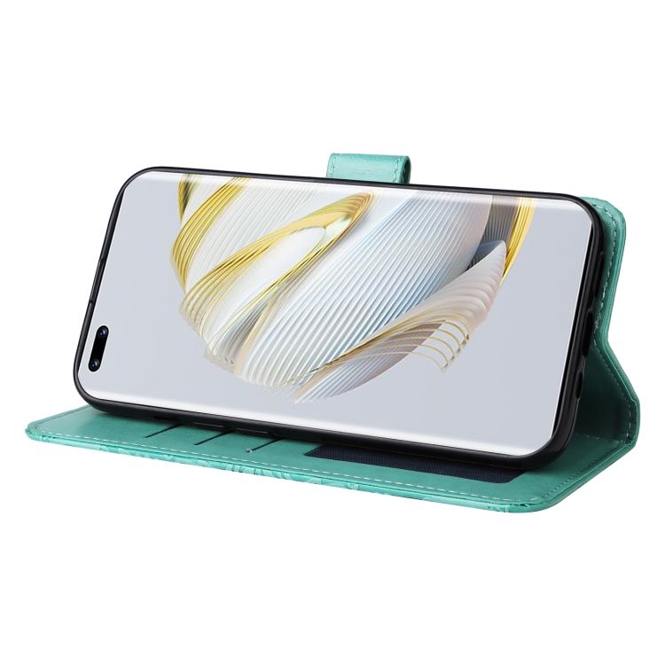 Peňaženkové puzdro Embossing Pattern Slnečnica zelené – Huawei Nova 10 | Kryty na mobil Kryty na mobil | Peňaženkové puzdro Embossing Pattern Slnečnica zelené – Huawei Nova 10 | Kryty na mobil