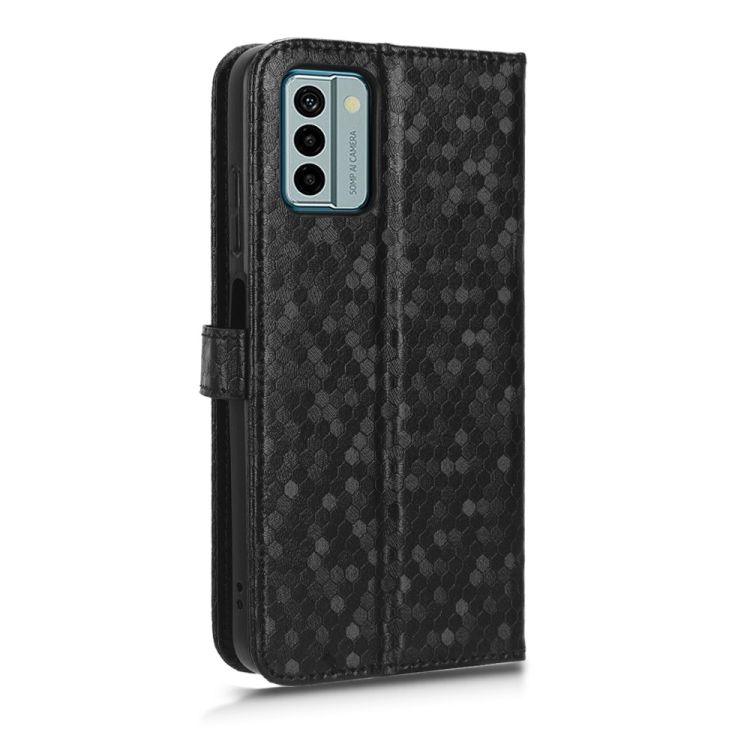 Peňaženkové puzdro Honeycomb Dot Texture Case čierne – Nokia G22 | Kryty na mobil Kryty na mobil | Peňaženkové puzdro Honeycomb Dot Texture Case čierne – Nokia G22 | Kryty na mobil