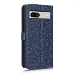 Kryty na mobil | Peňaženkové puzdro Honeycomb Dot Texture Case modré – Google Pixel 7a 5G | Kryty na mobil