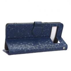 Kryty na mobil | Peňaženkové puzdro Honeycomb Dot Texture Case modré – Google Pixel 7a 5G | Kryty na mobil