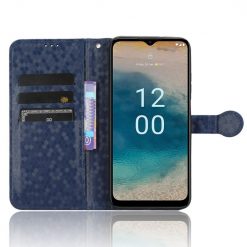 Kryty na mobil | Peňaženkové puzdro Honeycomb Dot Texture Case modré – Nokia G22 | Kryty na mobil