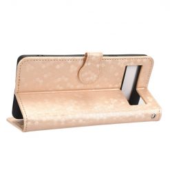 Kryty na mobil | Peňaženkové puzdro Honeycomb Dot Texture Case zlaté – Google Pixel 7a 5G | Kryty na mobil