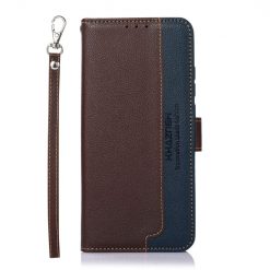 Kryty na mobil | Peňaženkové puzdro Khazneh RFID case hnedé – Xiaomi Redmi Note 12S | Kryty na mobil