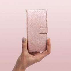 Kryty na mobil | Peňaženkové puzdro Mezzo mandala ružové – Samsung Galaxy A54 5G | Kryty na mobil