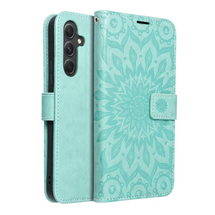 Peňaženkové puzdro Mezzo mandala zelené – Samsung Galaxy A54 5G | Kryty na mobil Kryty na mobil | Peňaženkové puzdro Mezzo mandala zelené – Samsung Galaxy A54 5G | Kryty na mobil