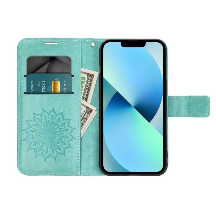 Peňaženkové puzdro Mezzo mandala zelené – Samsung Galaxy A54 5G | Kryty na mobil Kryty na mobil | Peňaženkové puzdro Mezzo mandala zelené – Samsung Galaxy A54 5G | Kryty na mobil