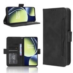 Kryty na mobil | Peňaženkové puzdro Slots case čierne – OnePlus Nord CE 3 Lite 5G | Kryty na mobil