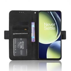 Kryty na mobil | Peňaženkové puzdro Slots case čierne – OnePlus Nord CE 3 Lite 5G | Kryty na mobil