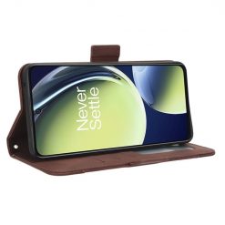Kryty na mobil | Peňaženkové puzdro Slots case hnedé – OnePlus Nord CE 3 Lite 5G | Kryty na mobil