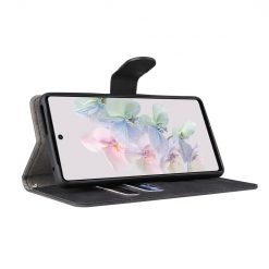 Kryty na mobil | Peňaženkové puzdro Solid čierne – Google Pixel 7 5G | Kryty na mobil