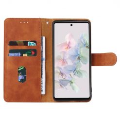 Kryty na mobil | Peňaženkové puzdro Solid hnedé – Google Pixel 7 Pro 5G | Kryty na mobil