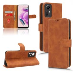 Kryty na mobil | Peňaženkové puzdro Solid hnedé – Xiaomi Redmi Note 12S | Kryty na mobil