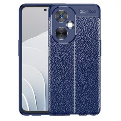 Zadný kryt Litchi Pattern modrý – OnePlus Nord CE 3 Lite 5G