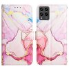Kryty na mobil | Knižkové puzdro Marble Pattern case fialové – T Phone Pro / T Phone Pro (2023) | Kryty na mobil