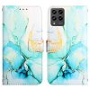 Kryty na mobil | Knižkové puzdro Marble Pattern case tmavoružové – T Phone Pro / T Phone Pro (2023) | Kryty na mobil