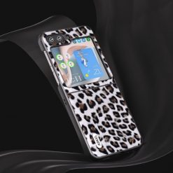 Kryt Abeel Leopard Case biely – Samsung Galaxy Z Flip 5 | Kryty na mobil Kryty na mobil | Kryt Abeel Leopard Case biely – Samsung Galaxy Z Flip 5 | Kryty na mobil