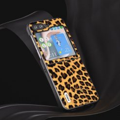 Kryt Abeel Leopard Case zlatý – Samsung Galaxy Z Flip 5 | Kryty na mobil Kryty na mobil | Kryt Abeel Leopard Case zlatý – Samsung Galaxy Z Flip 5 | Kryty na mobil