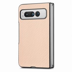 Kryt Carbon Fiber zlatý – Google Pixel Fold