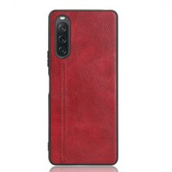 Kryty na mobil | Kryt Shockproof Sewing Cow Pattern červený – Sony Xperia 10 V | Kryty na mobil